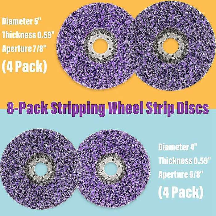 Rust Remover Stripping Wheel, Paint Eater Discs for Angle Grinder