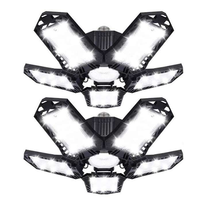 2pack Led Garage Lights 100w Garage Light 5 Leaf Garage Lighting Bulb