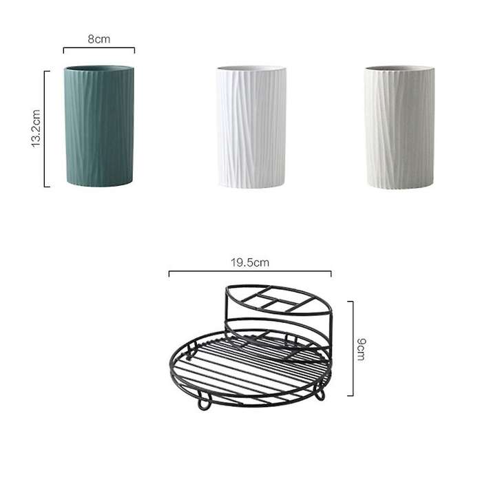 Nordic Minimalist Ins Kitchen Household Ceramic Chopstick Basket E