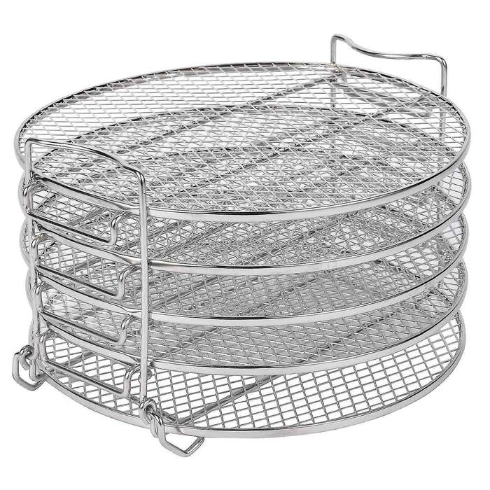 Dehydrator Rack for Ninja Foodi 6.5 & 8 Qt. Stainless Steel 5 Layers