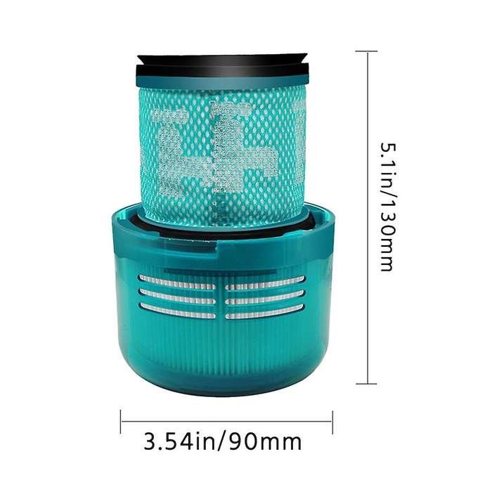 5pcs Hepa Filter Elements Rear Vacuum Cleaner for Dyson V15 Sv14 V11