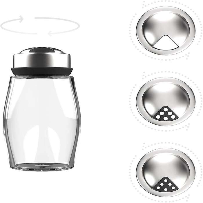 Rotary Seasoning Rack Black Seasoning Bottle Box Seasoning Jar