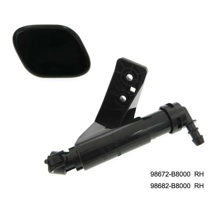 Headlight Washer Spray Nozzle with Cap for Hyundai Santa Fe 2013-2016
