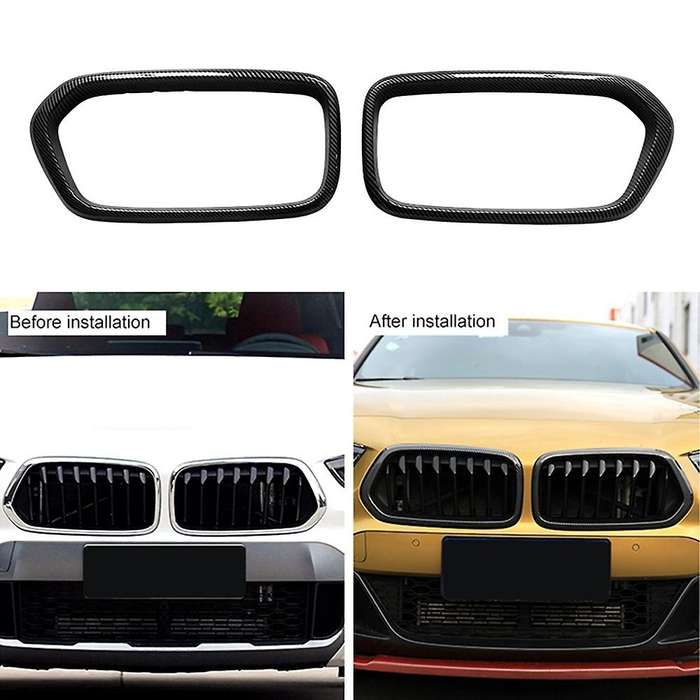 Car Carbon Fiber Front Bumper Grill For-bmw F39 X2 2020 2021