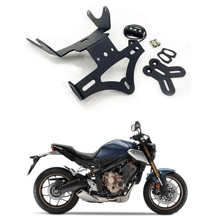License Plate Holder Rear Tail Frame Fender Eliminator Bracket Kit