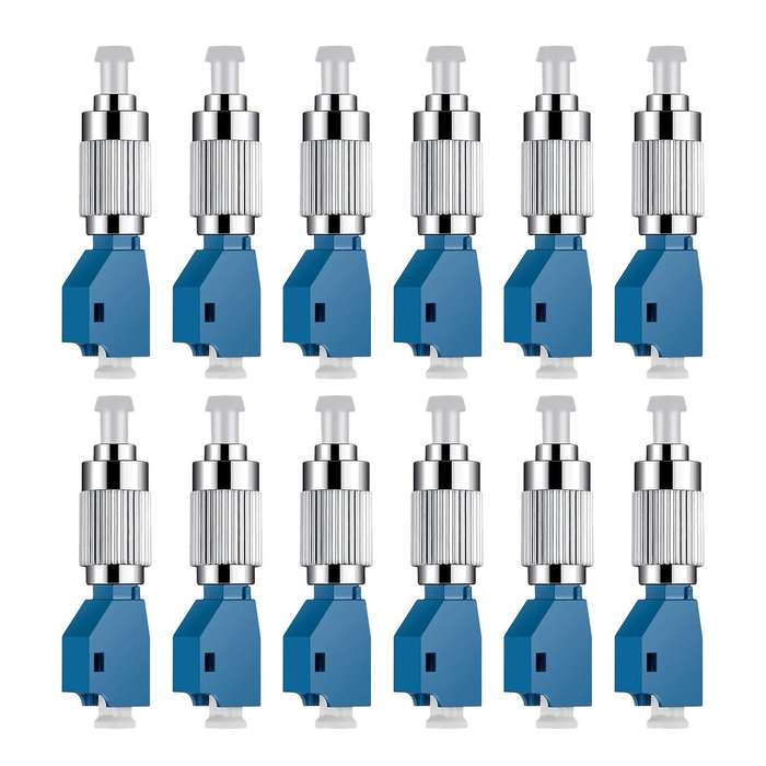 12pcs Visual Fault Fiber Optic Connector Fc Male to Lc Female Adapter