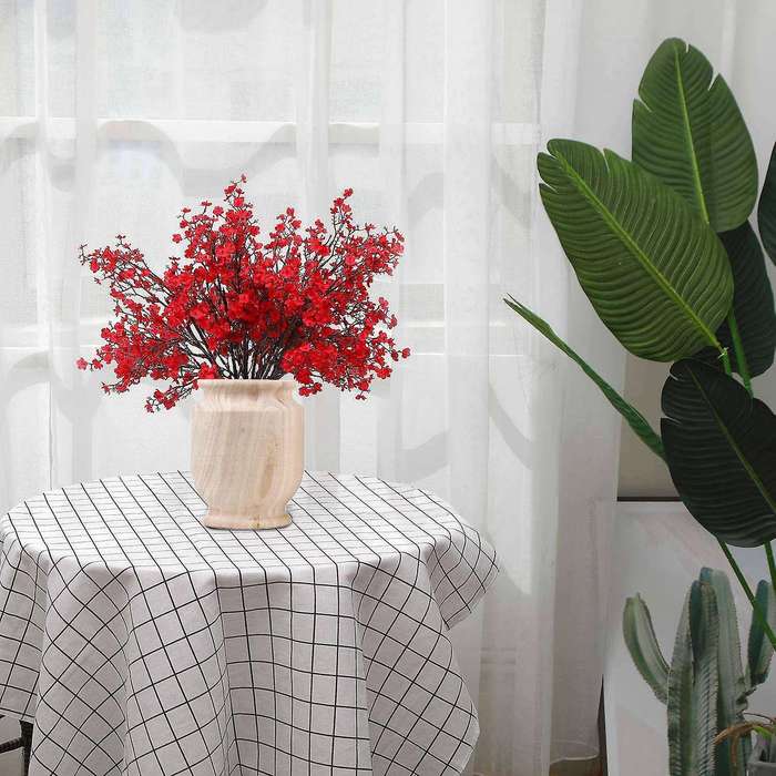 Natural Wood Color Vases Handmade Vase Home Office Table Decor Gift