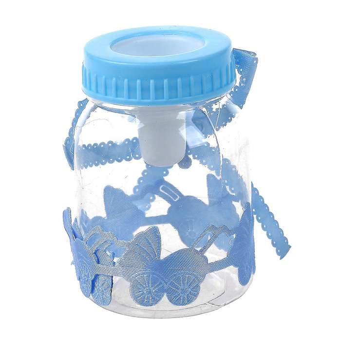 Baby Bottle Wedding Favors and Gifts Decoration(light Blue) 9 X 4cm