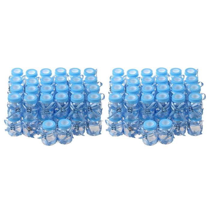 Baby Bottle Wedding Favors and Gifts Decoration(light Blue) 9 X 4cm