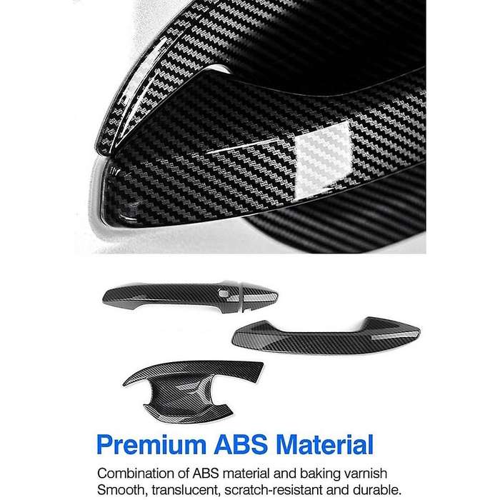 For Kia Sportage Nq5 2021 Carbon Fiber Car Door Handle Bowl Cover