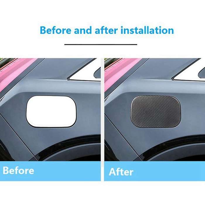 For Cadillac Xt4 2018 2019 Car Gas Fuel Tank Cover Sticker Trim