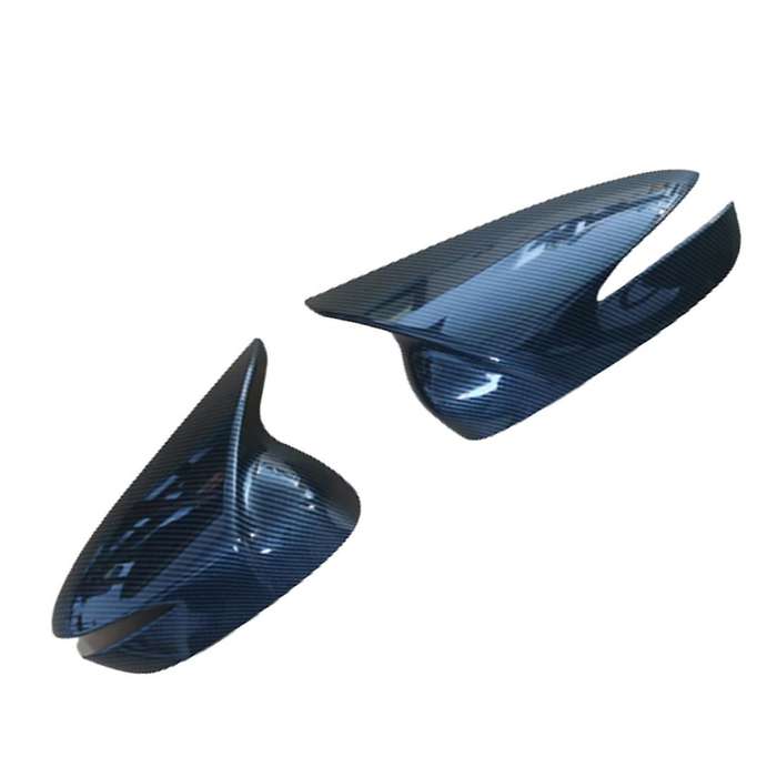 Carbon Fiber Ox Horn Rearview Mirror Cover Cap