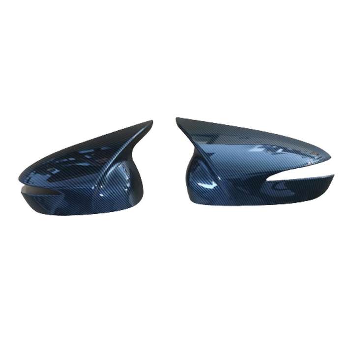 Carbon Fiber Ox Horn Rearview Mirror Cover Cap