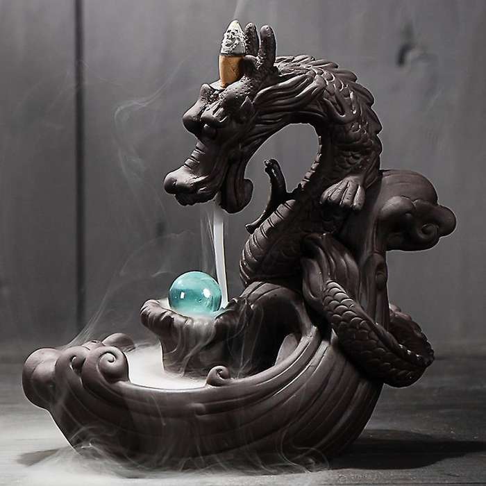 Incense Holder, Handmade Backflow Incense Holder, Ceramic Waterfall