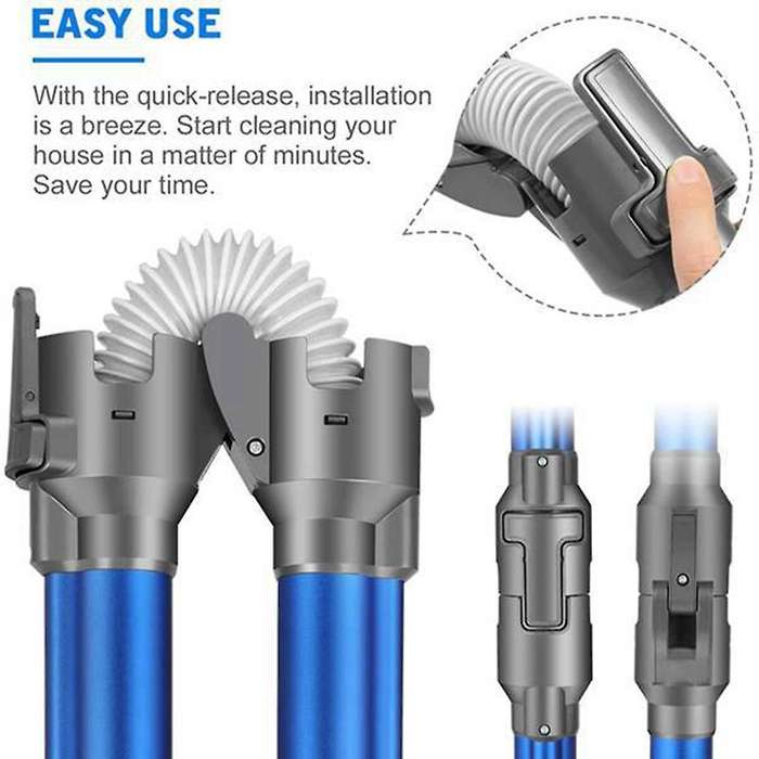 Foldable Extension Tube for Dyson V7 V8 V10 Vacuum Cleaner Flex Tube