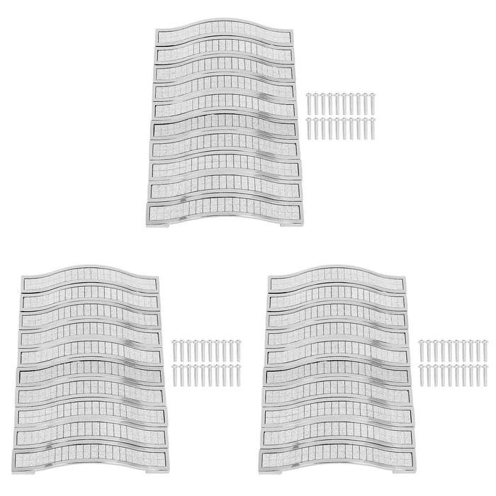 Crystal Zine-alloy Furniture Door Pull Handle (96mm-30pcs, Silver)
