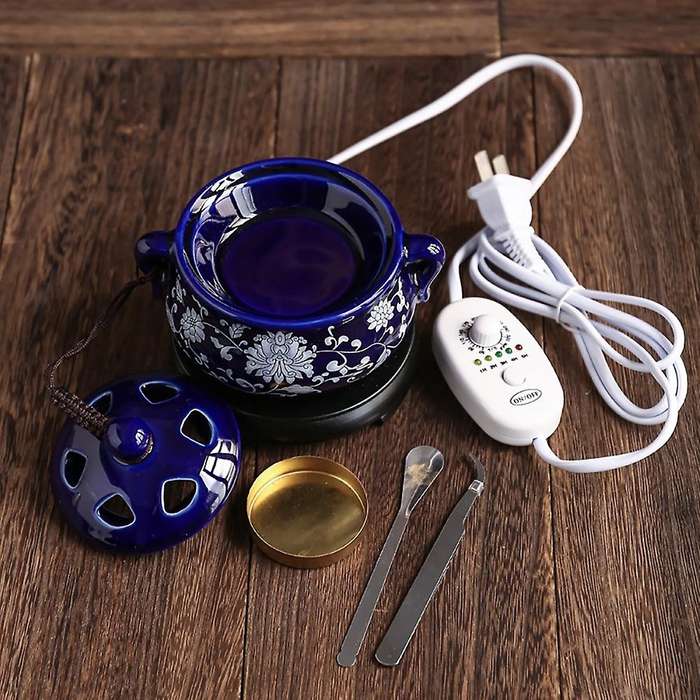 Electric Ceramic Sandalwood Incense Burner Decor