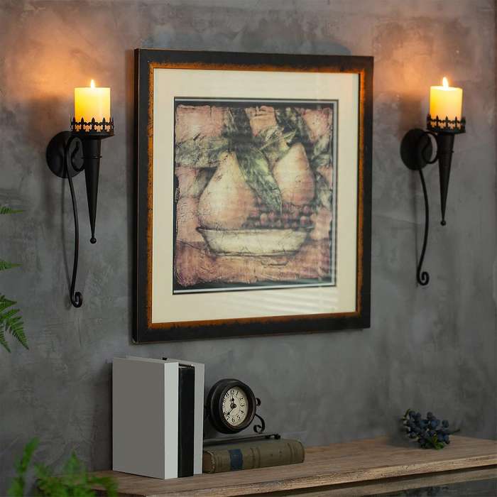 2pcs Wall Candle Holders Hanging Wall Candle Sconce Stand