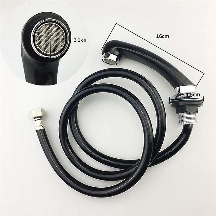 1/2 Inch Width Faucet Tube Plumbing Pipe, Faucet Shower,black