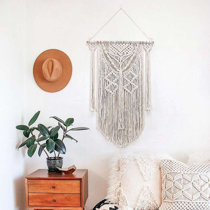 Bohemian Tapestry Macrame Wall Hanging Home Decoration Handmade Woven