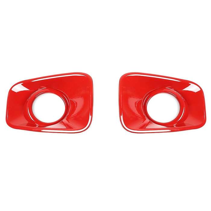Car Front Fog Lamp Cover for Suzuki Jimny 2019-2022,abs Red