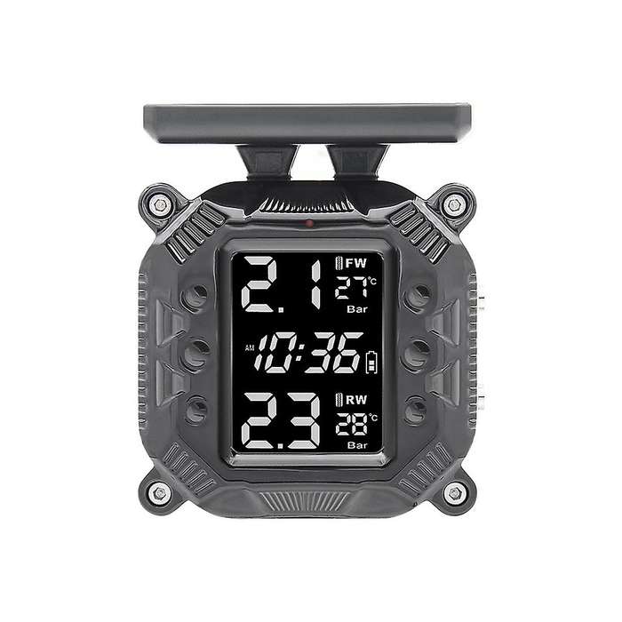 Motorcycle Tpms Tire Pressure with Solar Charging Tyre Monitoring