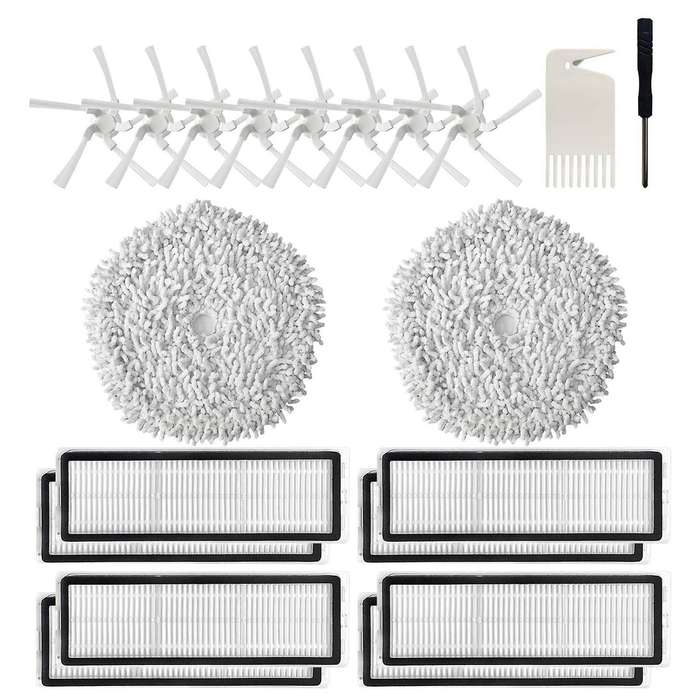 Vacuum Cleaner Side Brush Mop Cloth Hepa Filter Replacement Parts