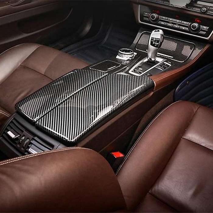 Carbon Fiber Car Armrest Box Cover for Bmw 5 Series F10 F18 2011-2017