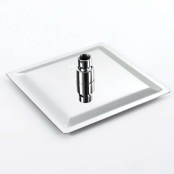 Square Stainless Steel Shower Head Rainfall Shower Chrome 200x200mm