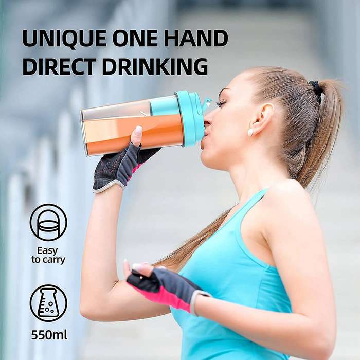 Portable Blender for Shakes and Smoothies,usb Rechargeable, Blue