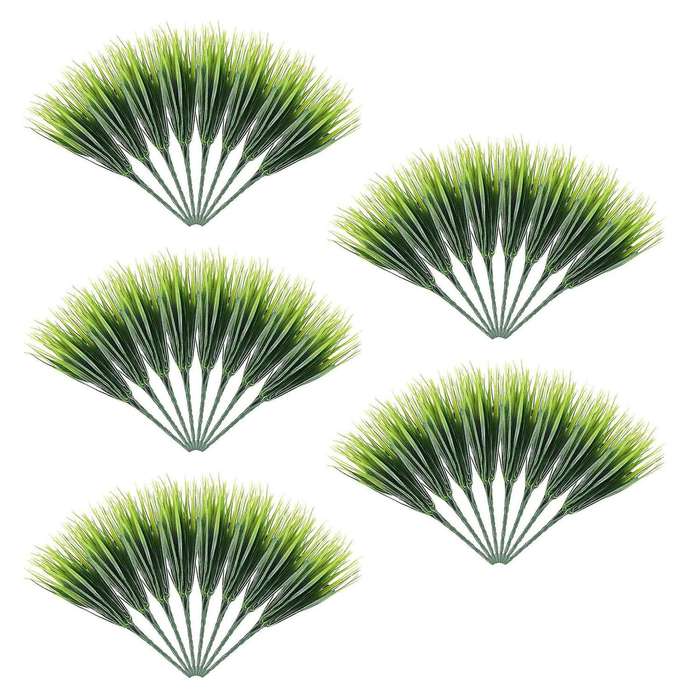 40 Pcs Artificial Plants,fake Plastic Greenery Shrubs Hanging Planter
