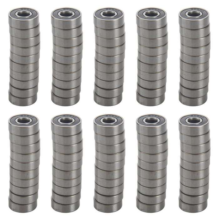 100pcs High Performance 8x22x7mm Ball Bearings 608-2rs 608rs