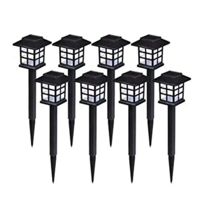 8pcs Solar Solar Light Powered Led Light Outdoor Rain-proof -white
