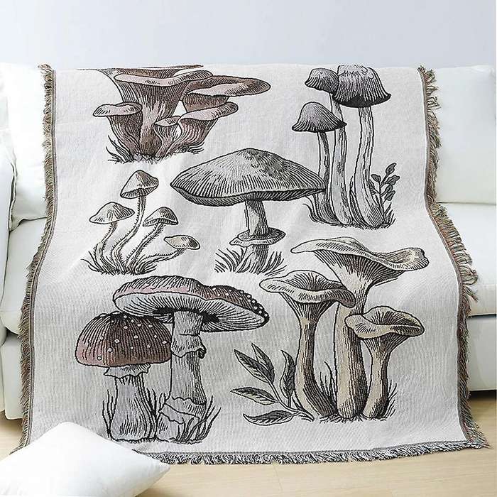 Casual Blanket Carpet Decoration Mushroom Carpet Sofa Cover