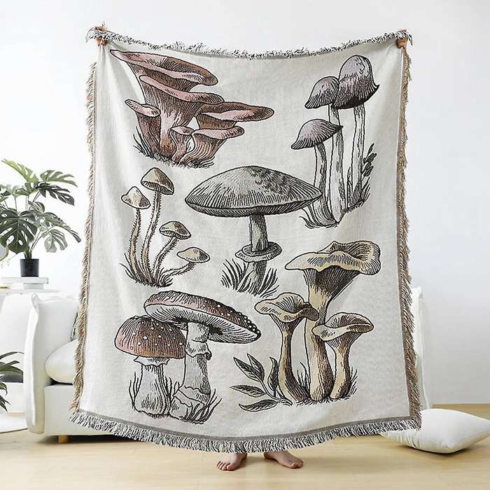 Casual Blanket Carpet Decoration Mushroom Carpet Sofa Cover