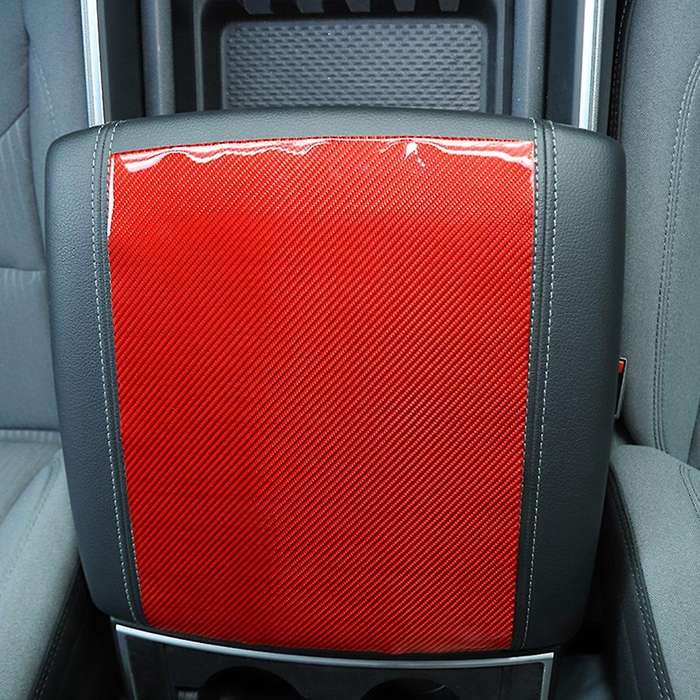 Armrest Box Upper Panel Trim Stickers for Dodge Ram 2018-2022 ,b