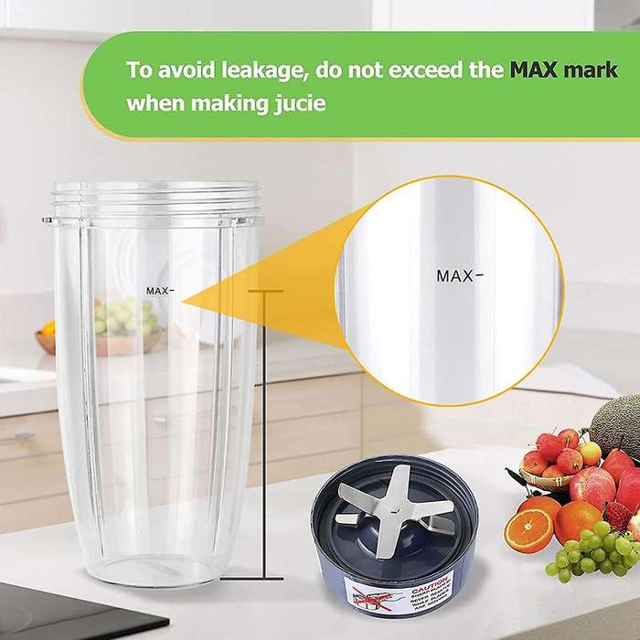32oz Blender Cups for Nutribullet Blender 600w & 900w Models Nb-101b