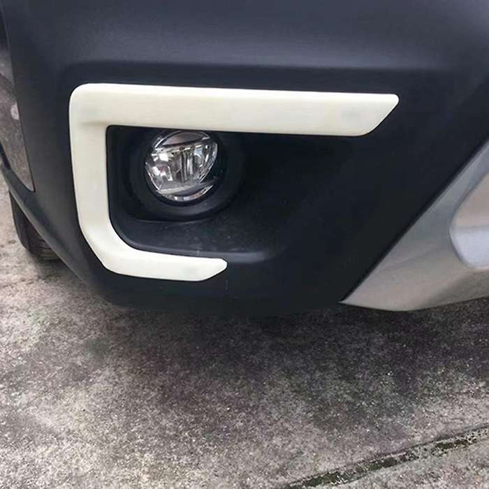 Car Front Fog Light Lamp Cover Trim Bezel Frame Styling Carbon Fiber