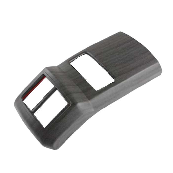 Peach Wood Car Rear Armrest Box Rear Air Vent Frame Cover Trim