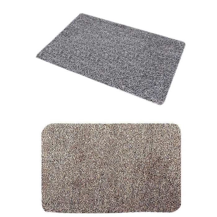 Indoor Super Absorbs Doormat Latex Backing Non Slip Door Mat,gray