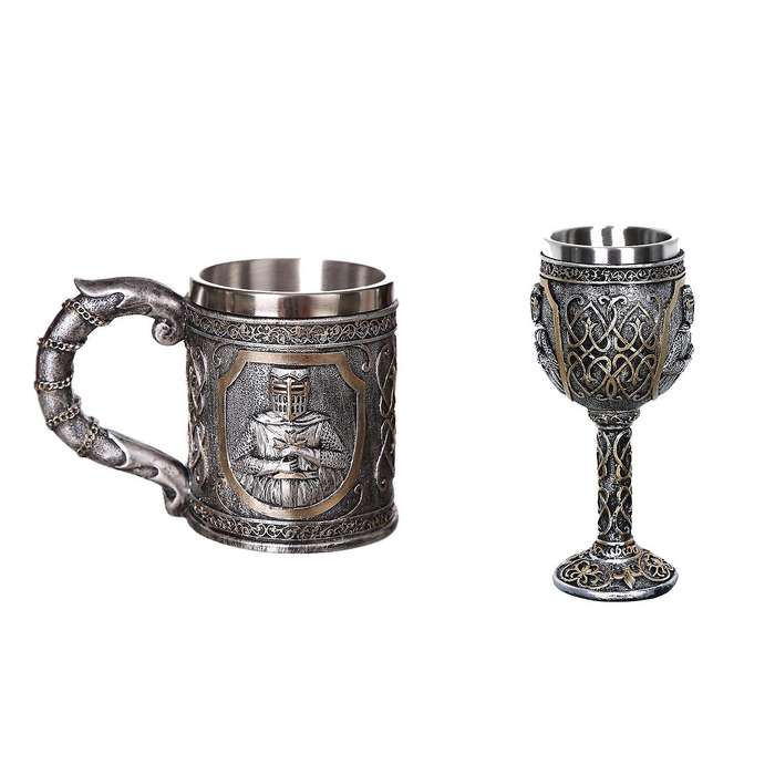 Medieval Templar Crusader Knight Mug Suit Of Armor Knight --mug