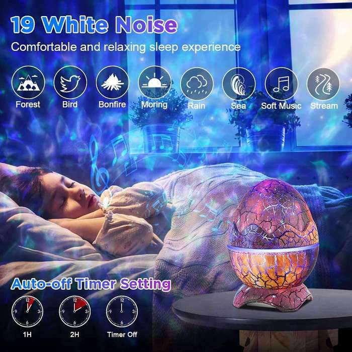 Led Star Projector with Bluetooth Speaker,for Gift Decor Party