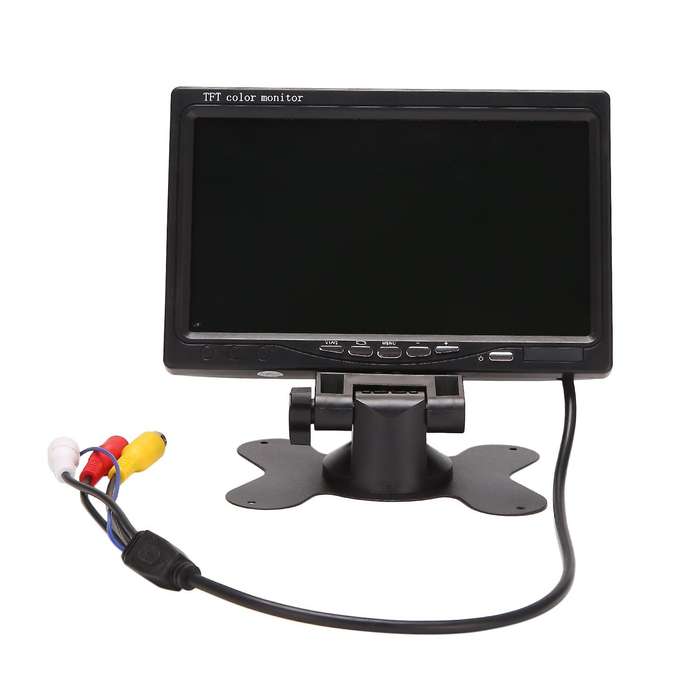 7 Inch Tft Lcd Color Hd Monitor for Car Cctv Reverse Accessories