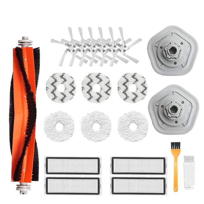 Main Side Brush Filter and Mop Pads for Xiaomi Dreame Bot W10