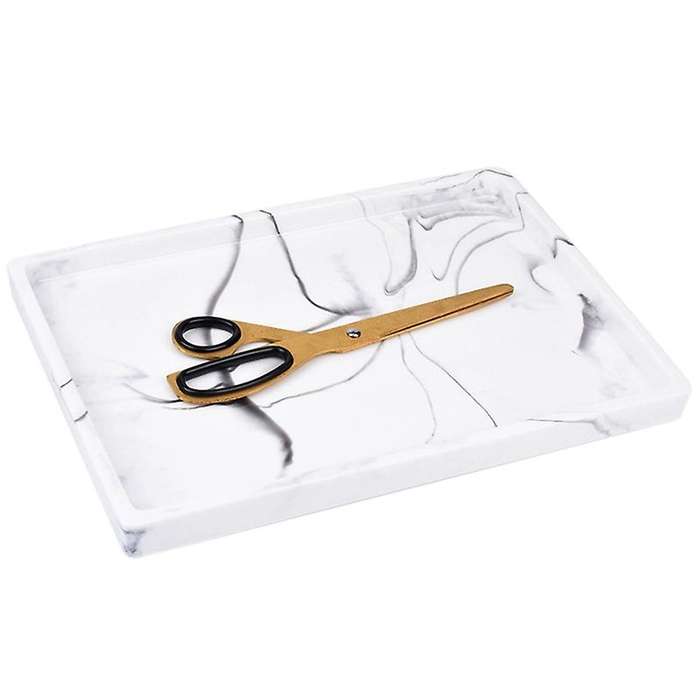 Vanity Tray, Toilet Tank Storage Tray, Resin Bathtub Tray Bathroom