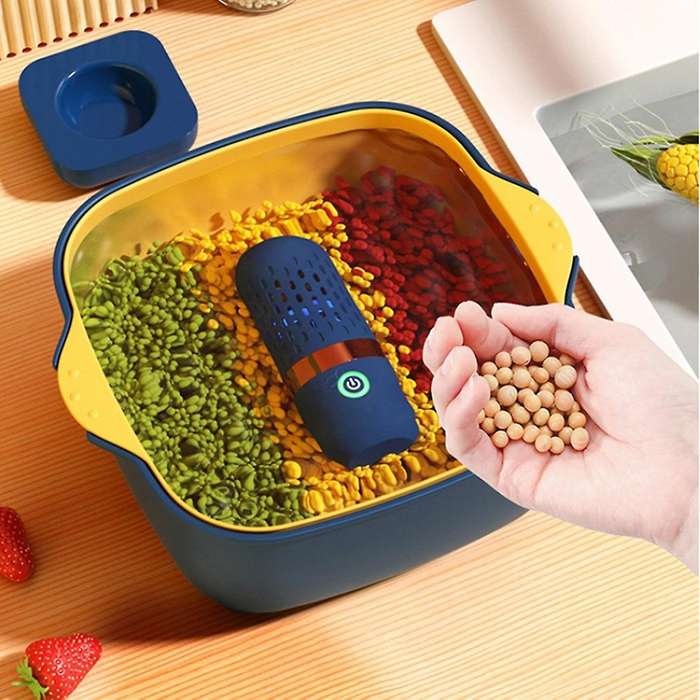 Capsule Shape Fruit Vegetable Machine Protable Cleaner Machine