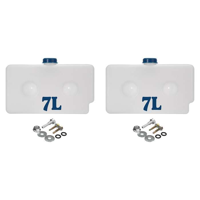 2x Universal 7l Plastic Fuel Tank Motorhome Parking Heater Tool