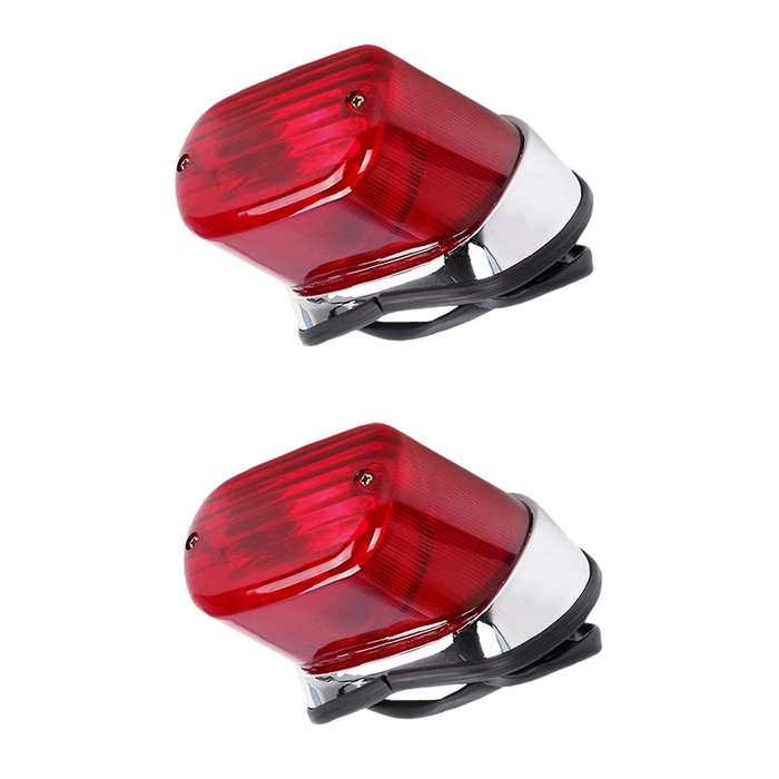 2x Motorcycle Tail Brake Light for Yamaha Virago Xv250 Xv400