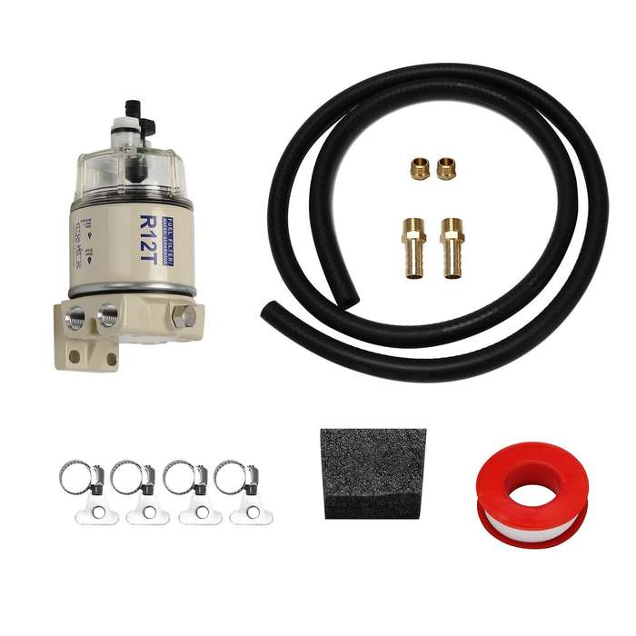 R12t Fuel Filter Water Separator Kit - Marine Fuel Filter Fit Engine