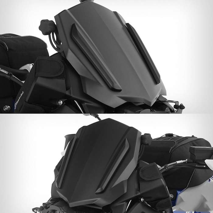 Motorcycle Front Windshield Windscreen Airflow Wind Deflector